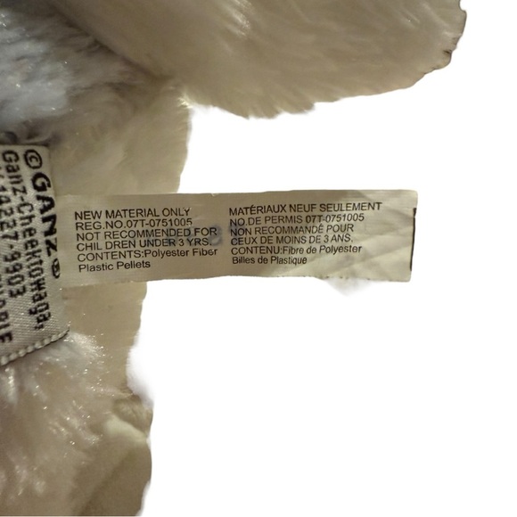 Ganz Webkinz Husky Plush Stuffed Animal Dog HM120 Gray White Retired - Picture 12 of 13